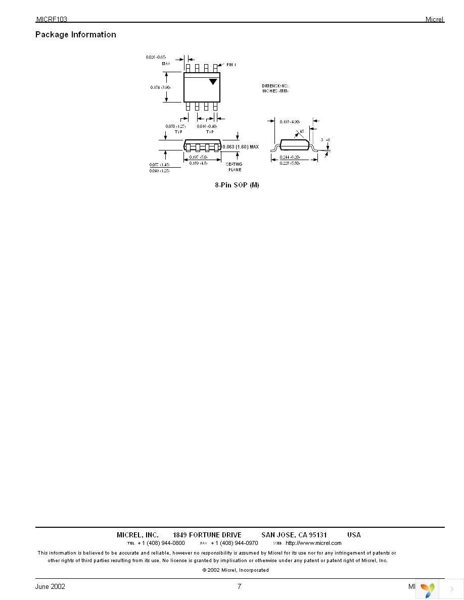 MICRF103BM Page 7