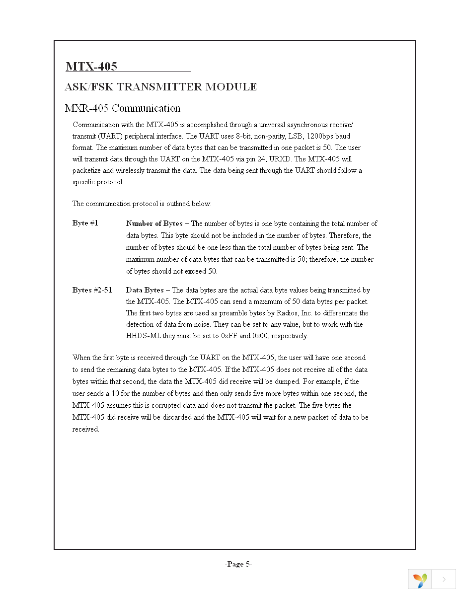 MTX-405-433DR-B Page 5