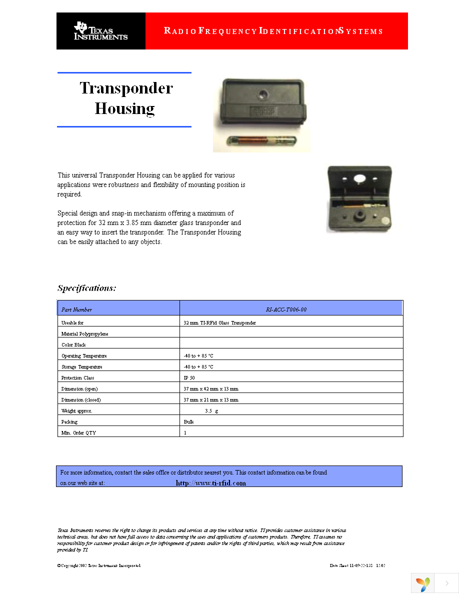 RI-ACC-T006-00 Page 1