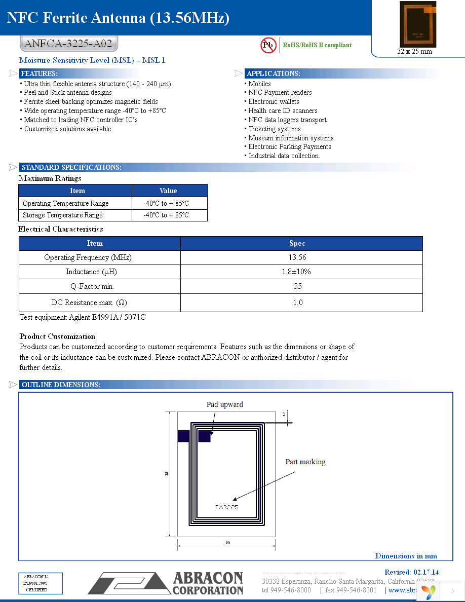 ANFCA-3225-A02 Page 1