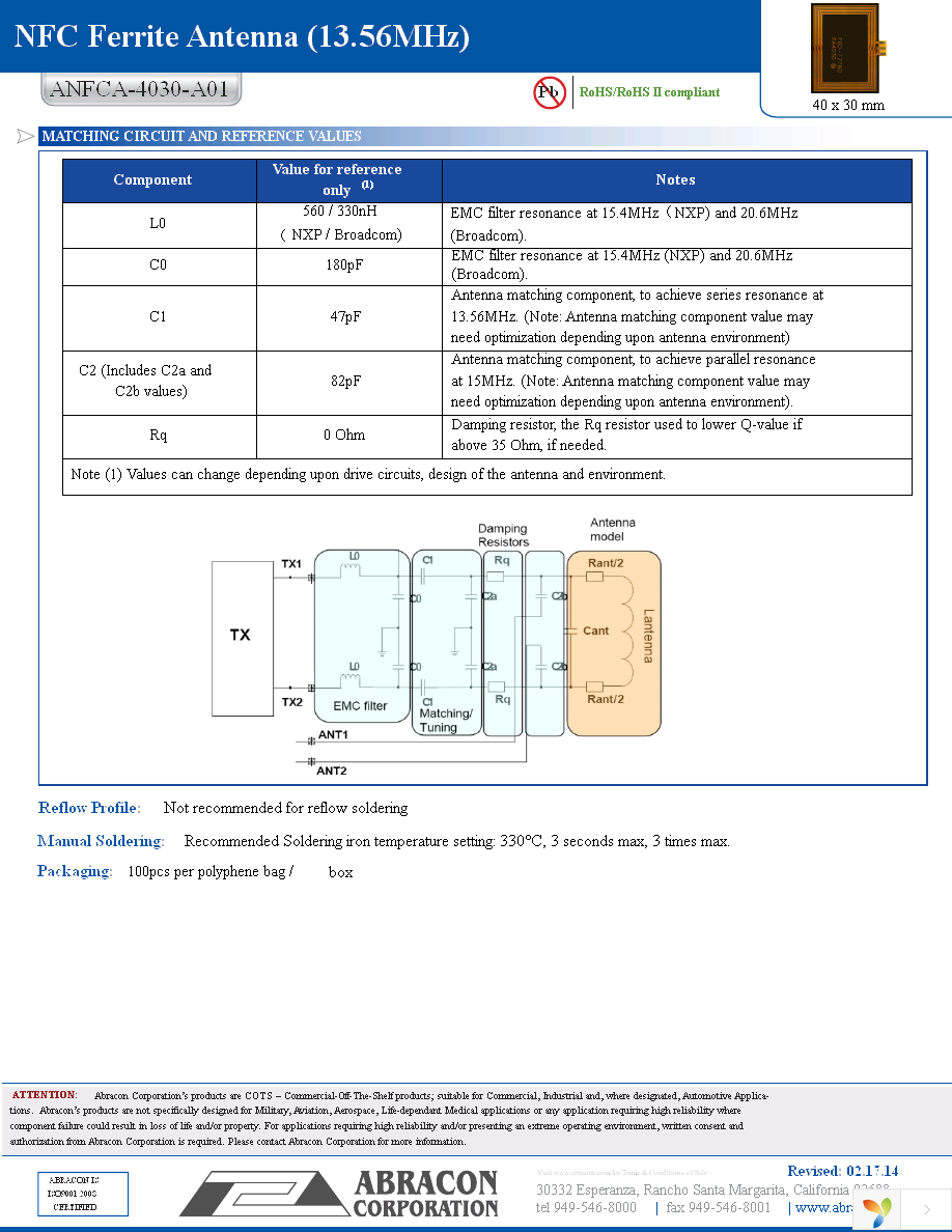 ANFCA-4030-A01 Page 2