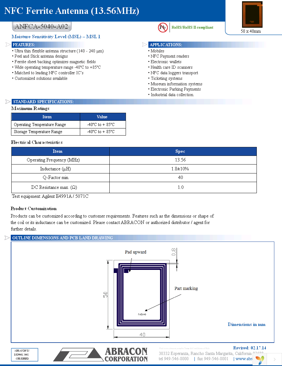 ANFCA-5040-A02 Page 1