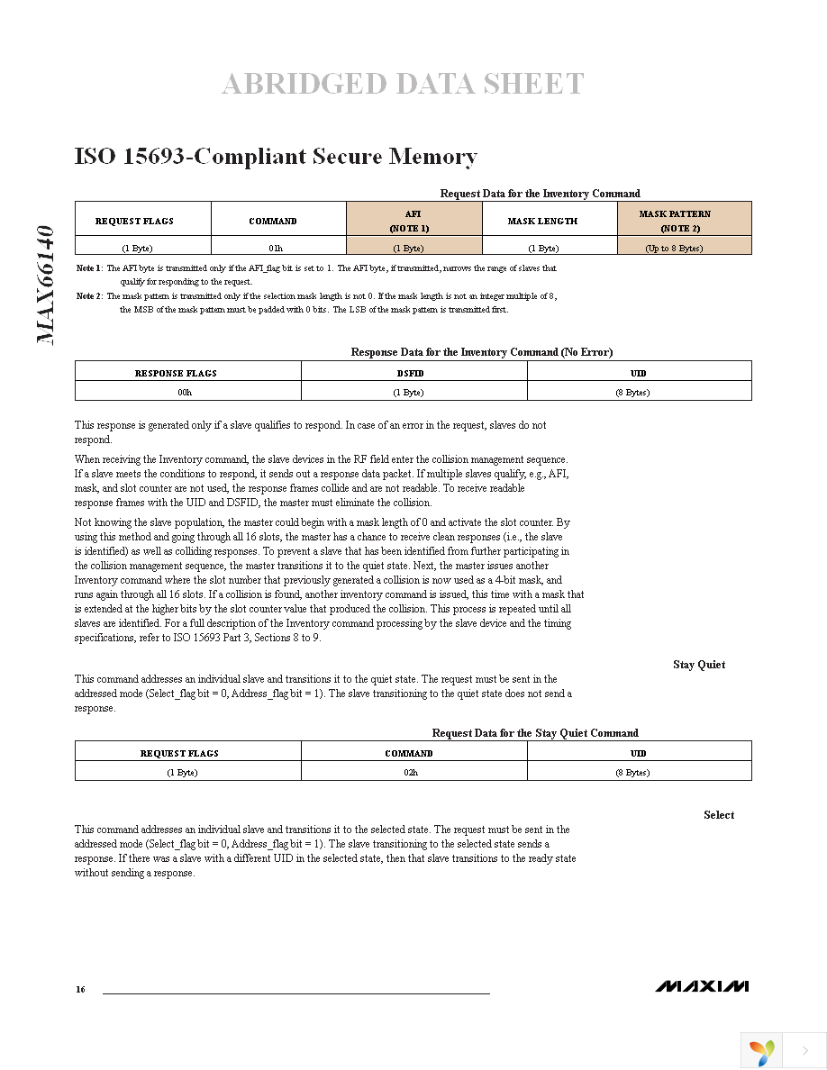 MAX66140K-000AA+ Page 14