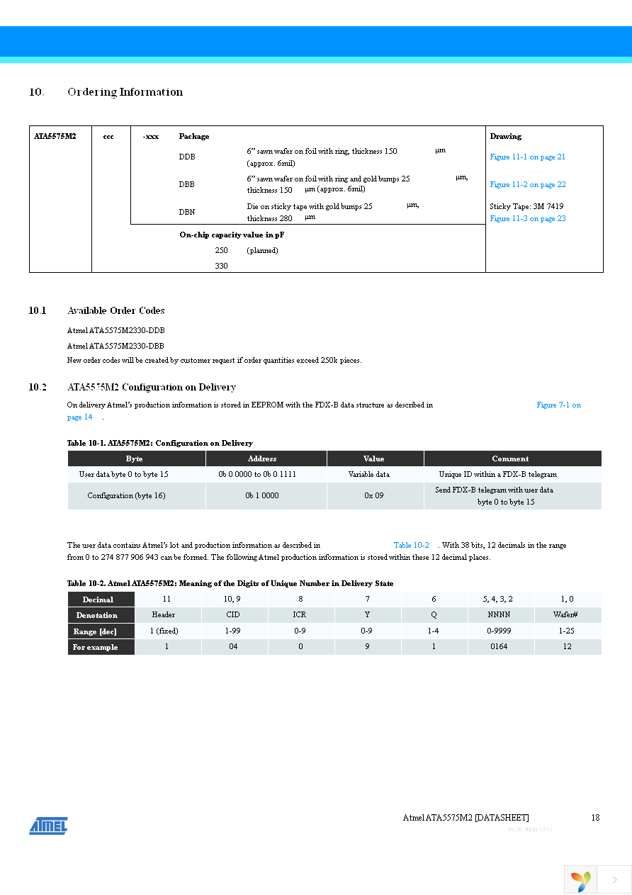 ATA5575M2330-DDB Page 18