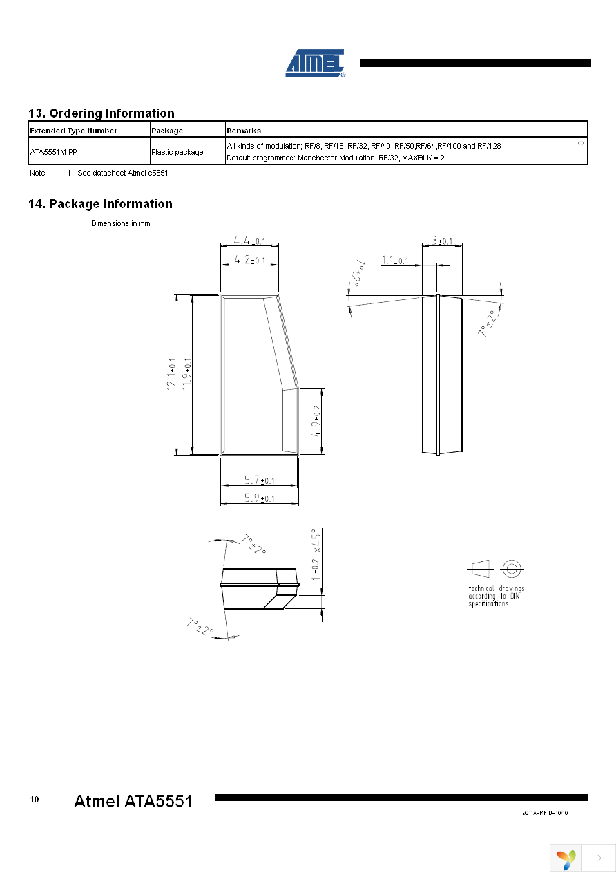 ATA5551M-PP Page 10