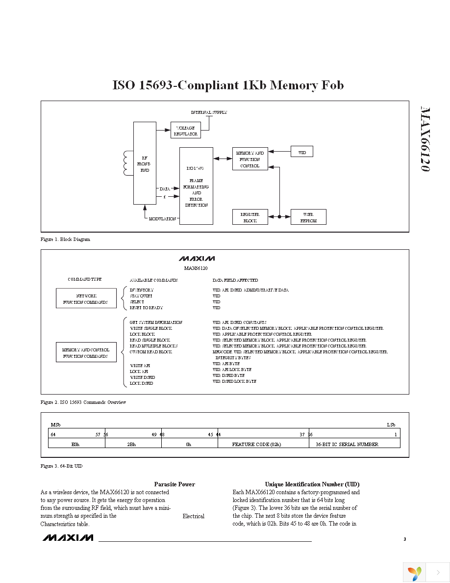 MAX66120K-000AA+ Page 3