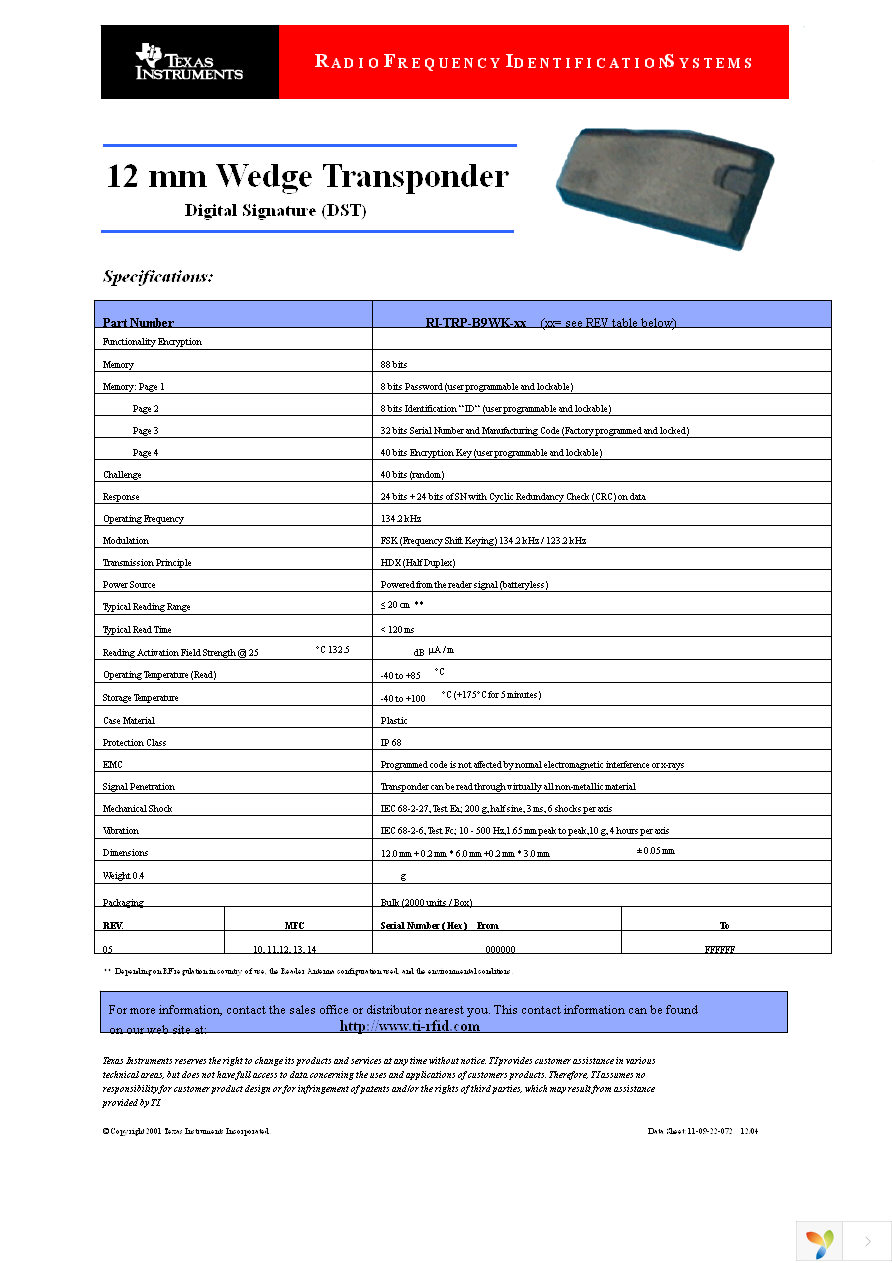 RI-TRP-B9WK-05 Page 1