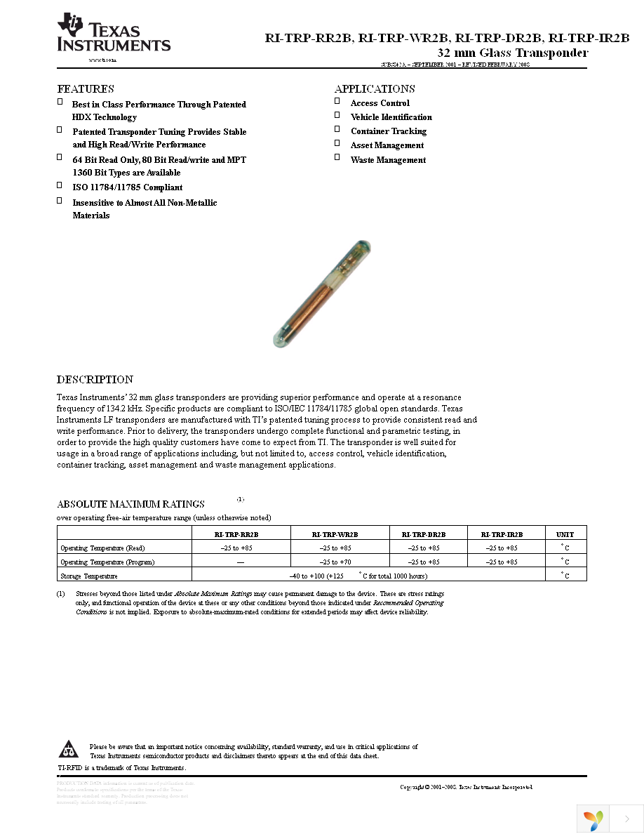 RI-TRP-IR2B-30 Page 1