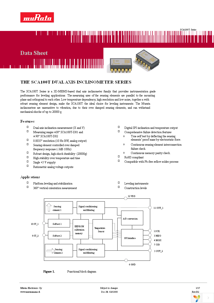 SCA100T-D01-6 Page 1