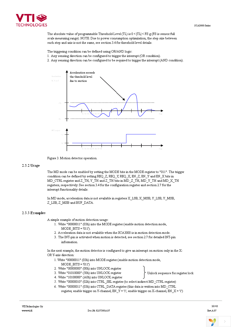 SCA3000-E02 Page 10