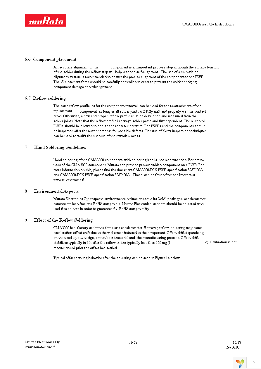 CMA3000-A01-1 Page 16