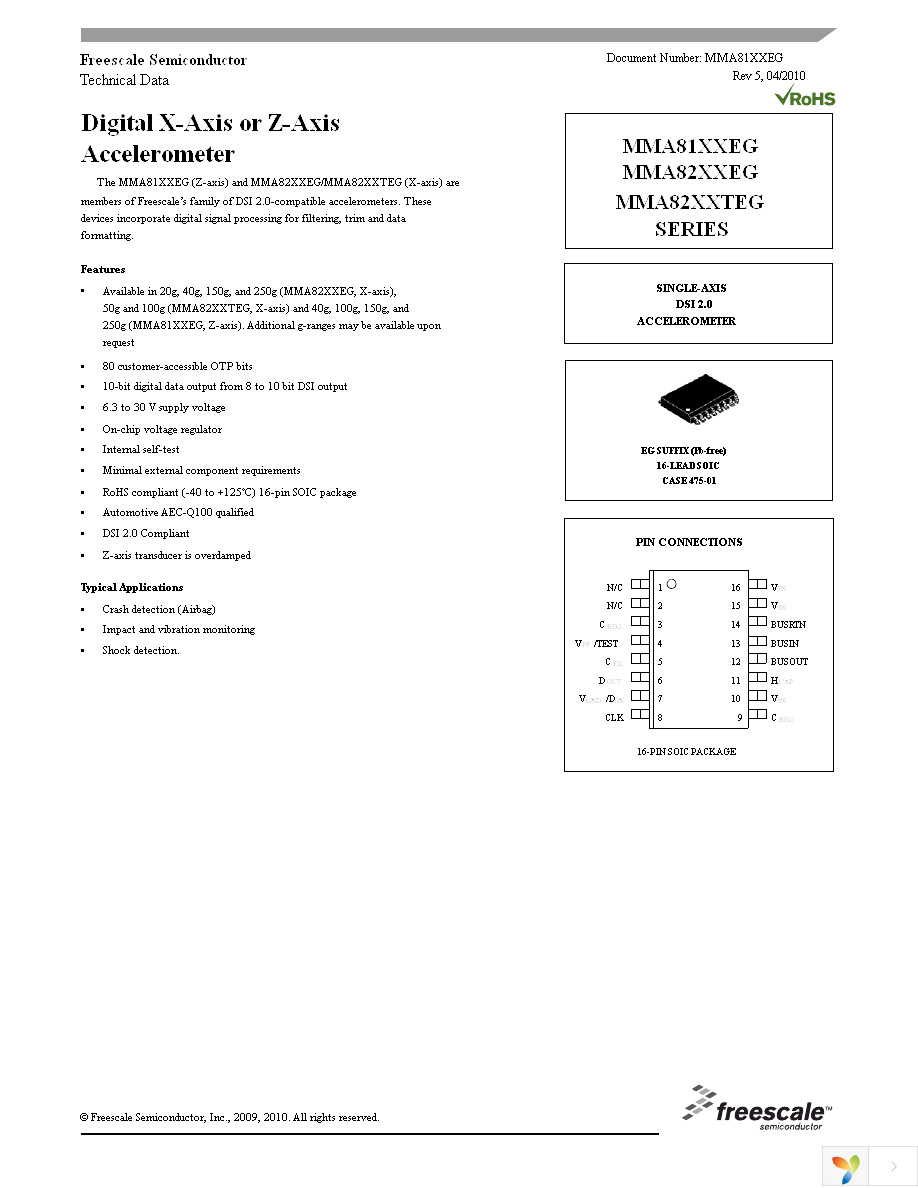 MMA8110EGR2 Page 1