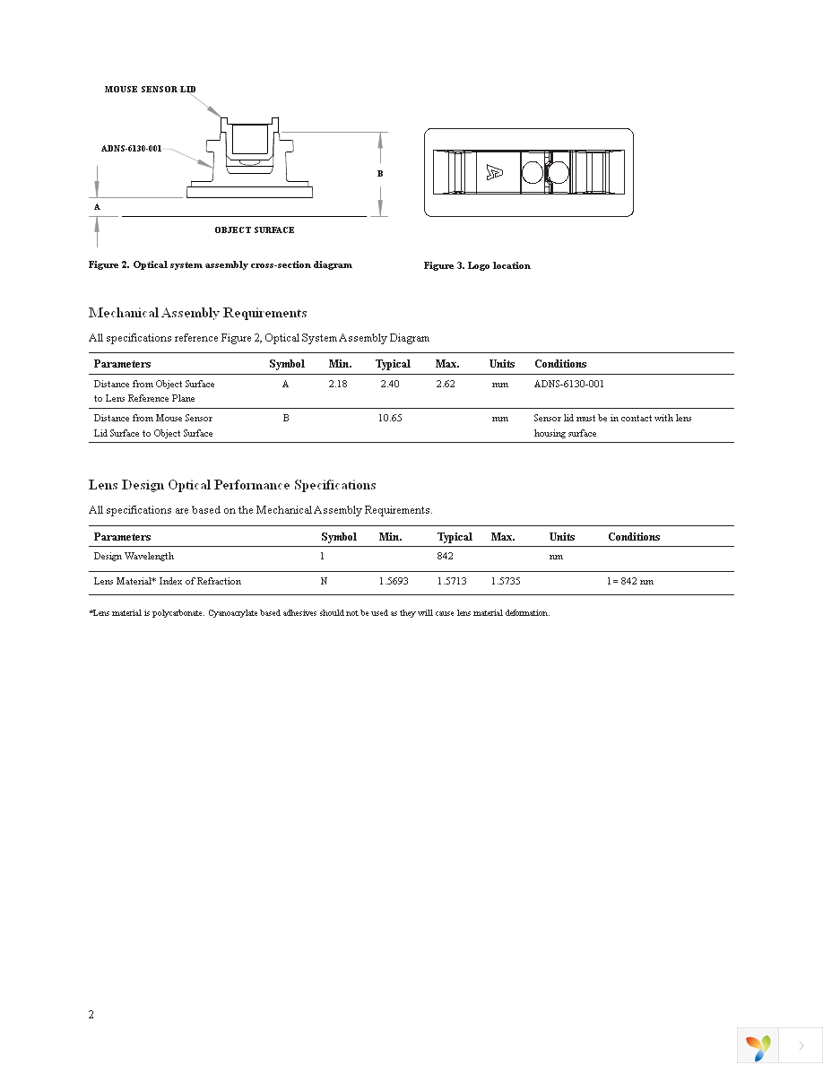 ADNS-6130-001 Page 2