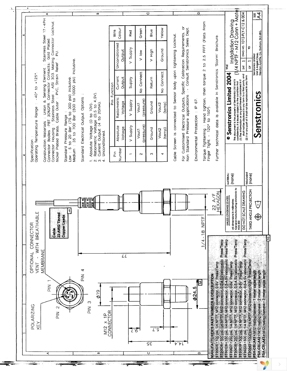 PSA-CBLA41 Page 1