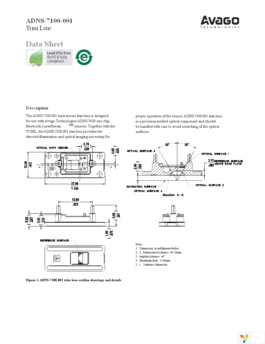 ADNS-7100-001 Page 1