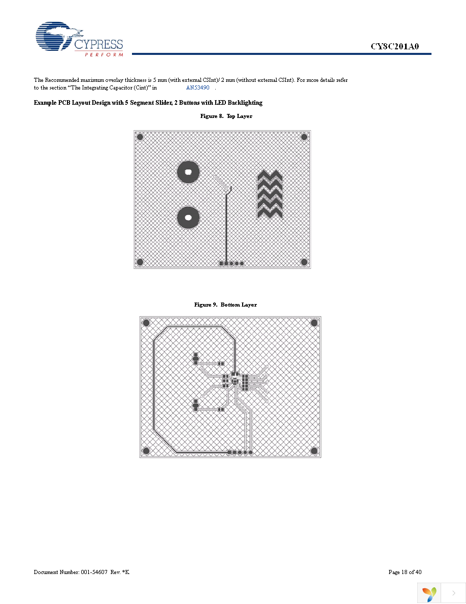 CY8C201A0-SX2I Page 18