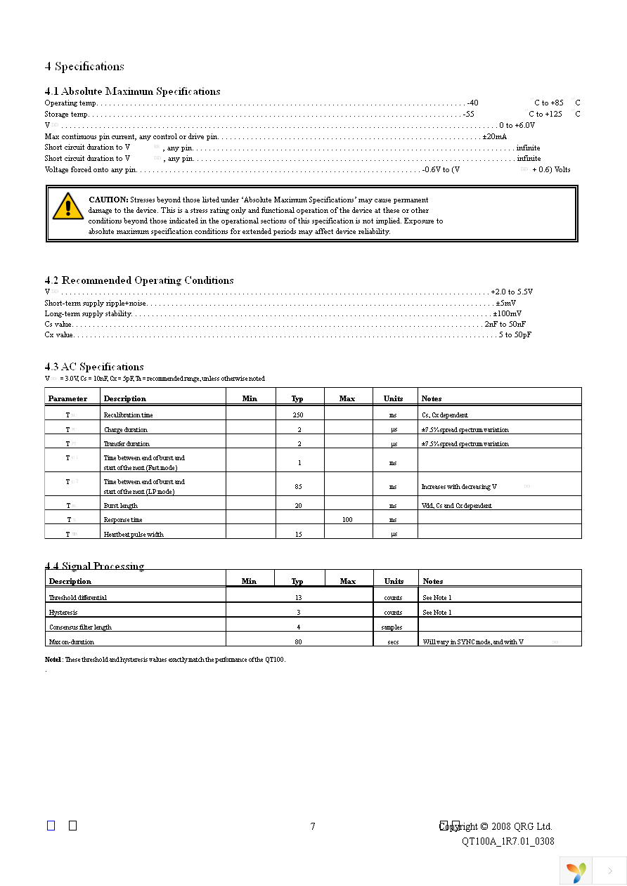 QT100A-ISMG Page 7