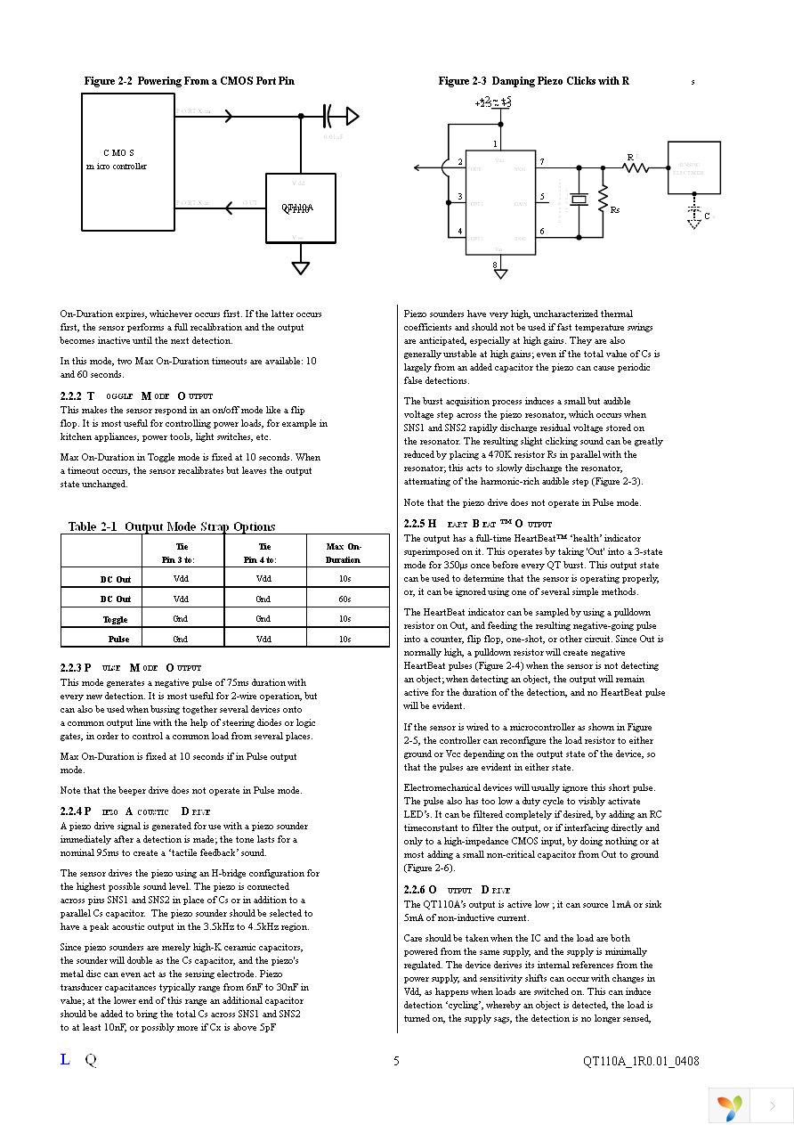 QT110A-ISG Page 5