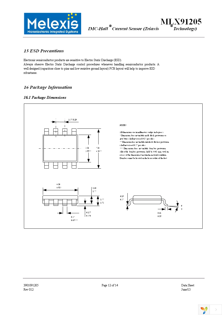 MLX91205KDC-AAL-003-TU Page 12