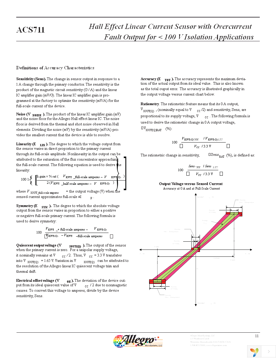 ACS711KLCTR-25AB-T Page 11