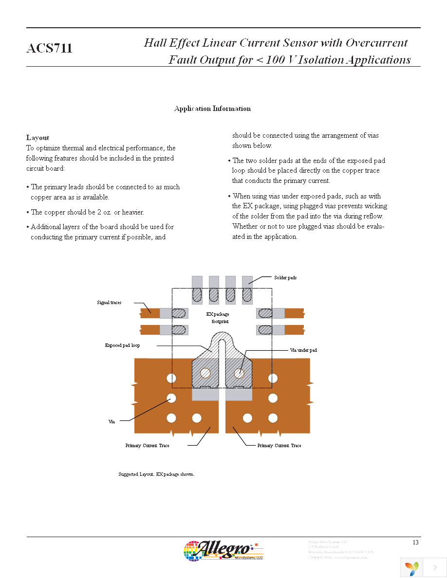 ACS711KLCTR-25AB-T Page 13