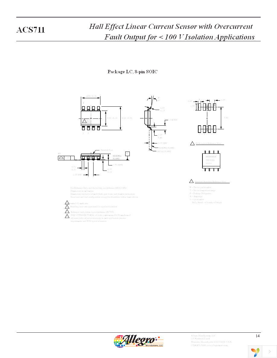 ACS711KLCTR-25AB-T Page 14