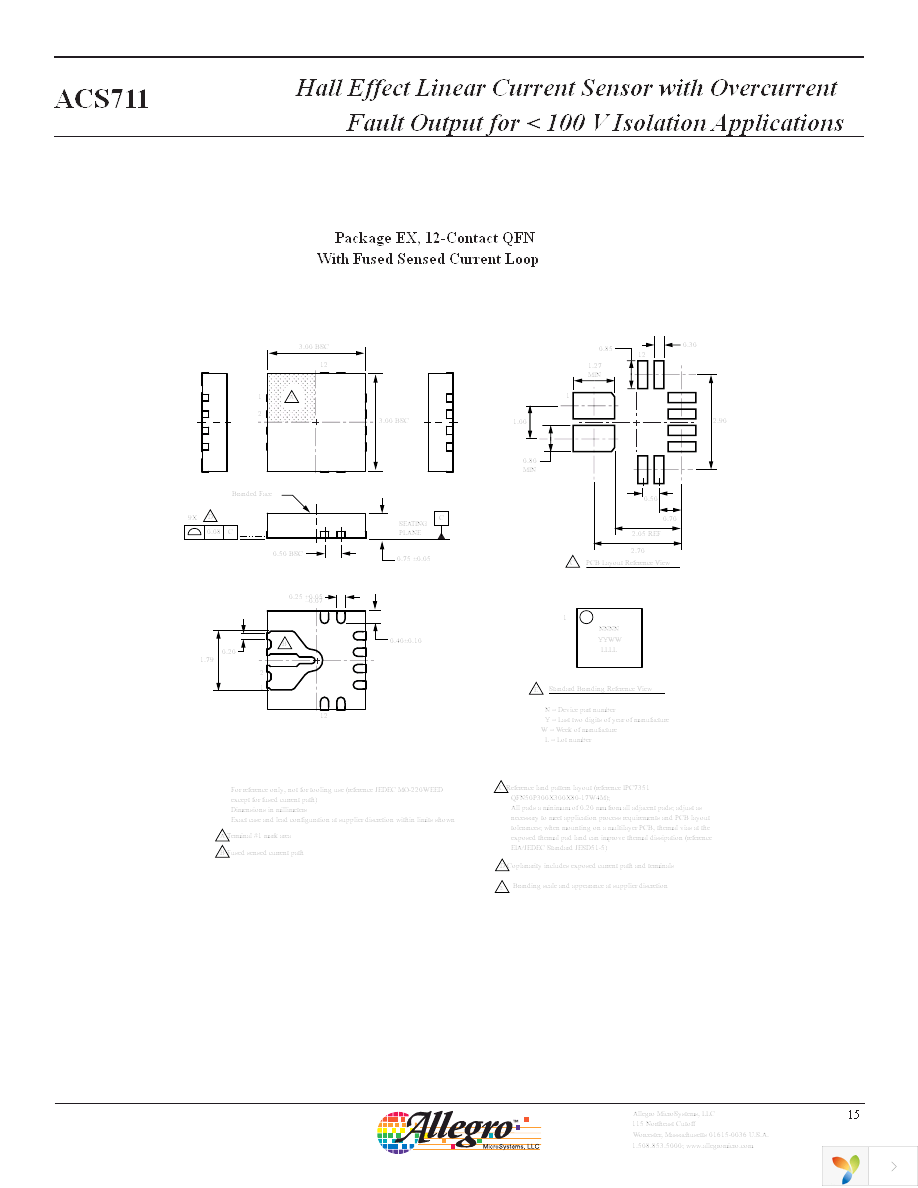 ACS711KLCTR-25AB-T Page 15