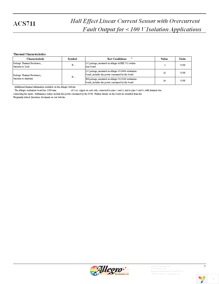 ACS711KLCTR-25AB-T Page 7