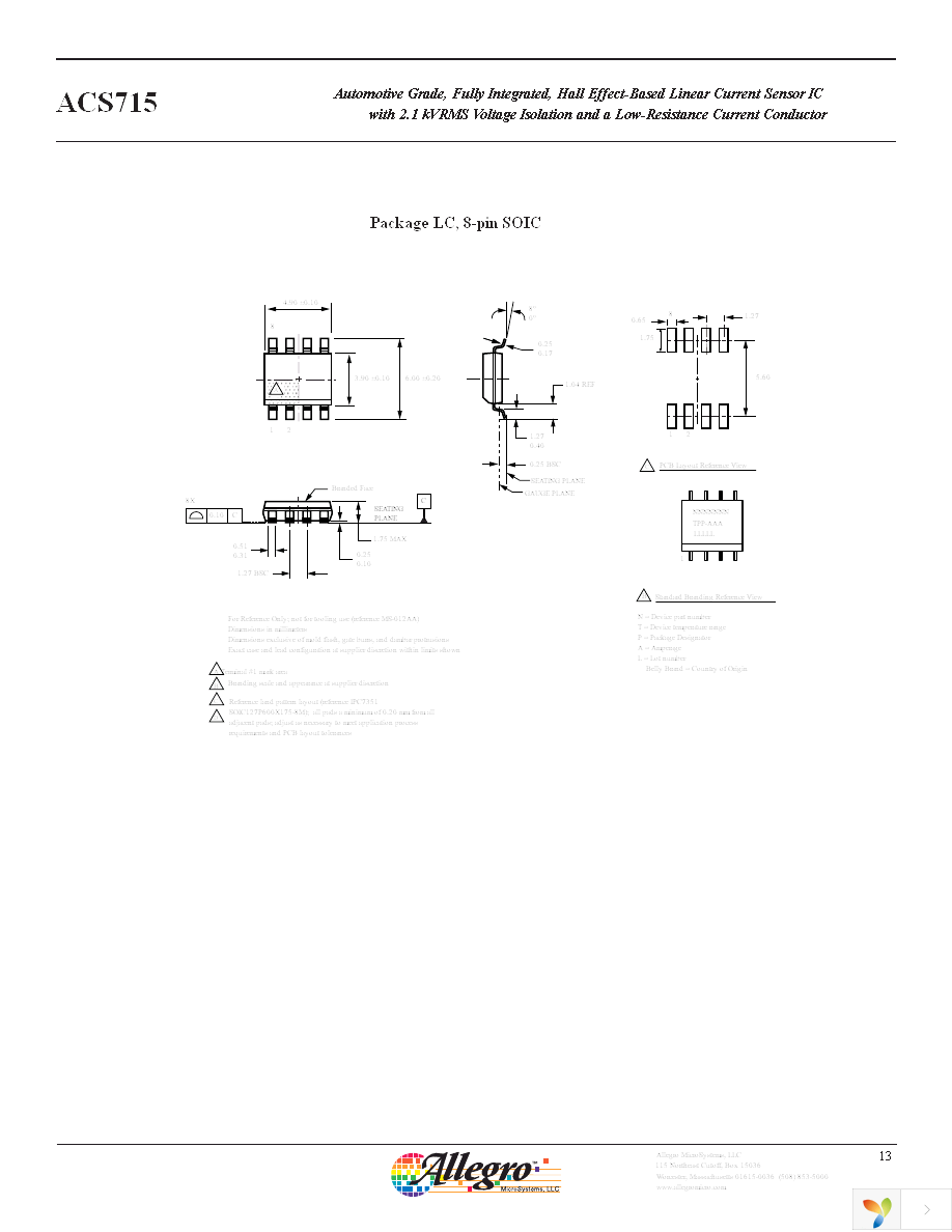 ACS715LLCTR-20A-T Page 13