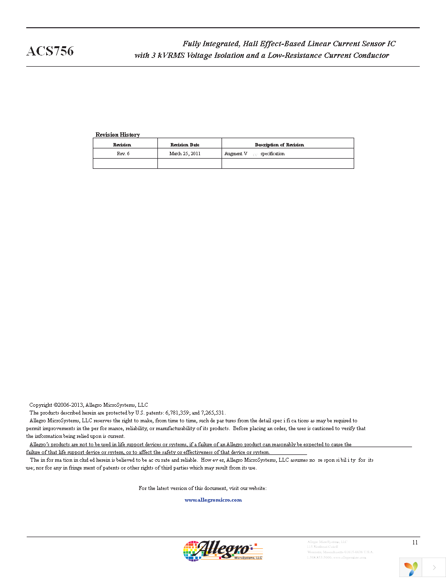 ACS756KCA-050B-PFF-T Page 11