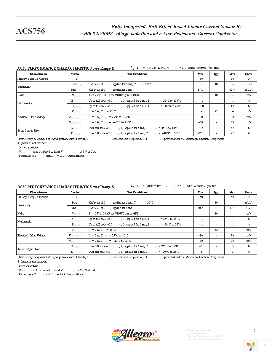 ACS756KCA-050B-PFF-T Page 5