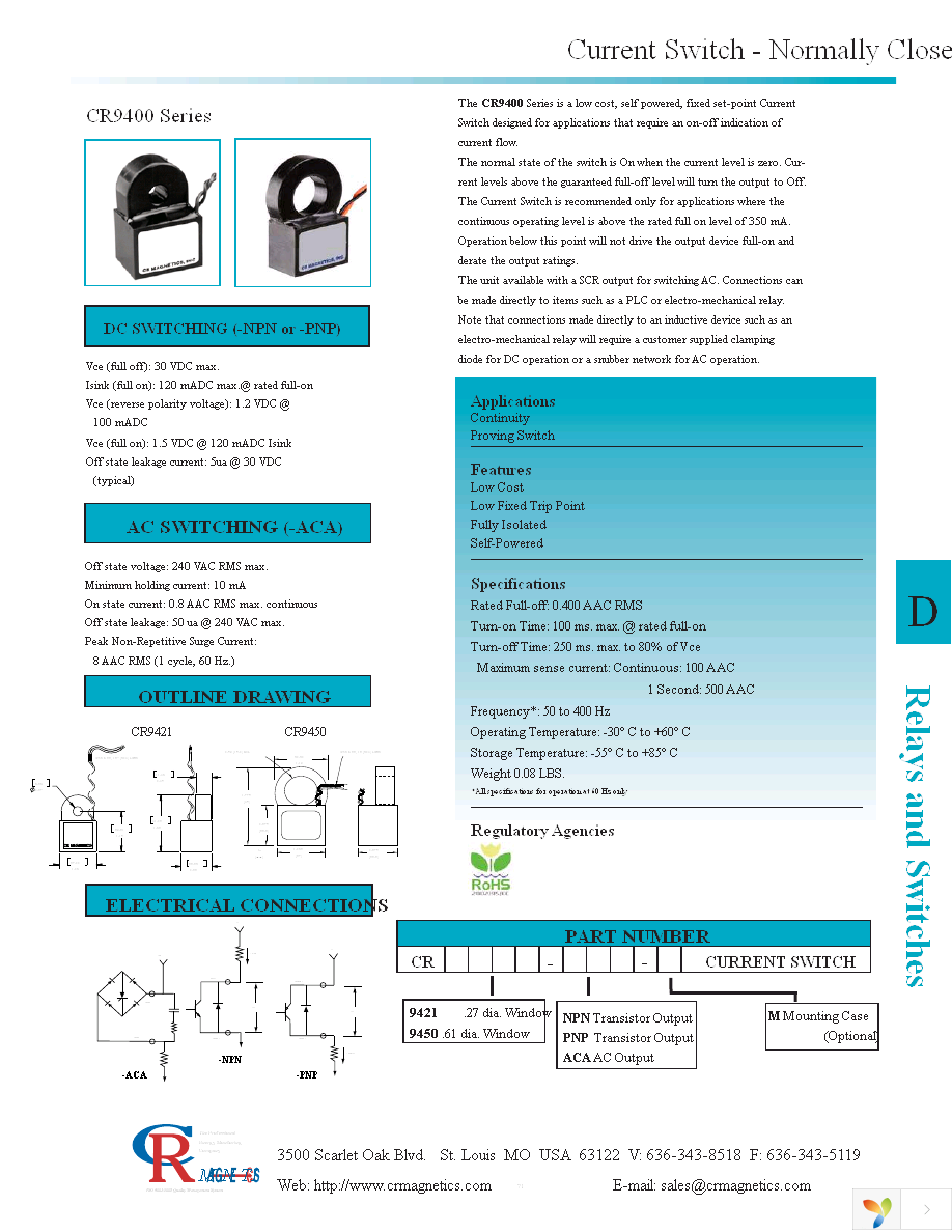 CR9421-ACA Page 1