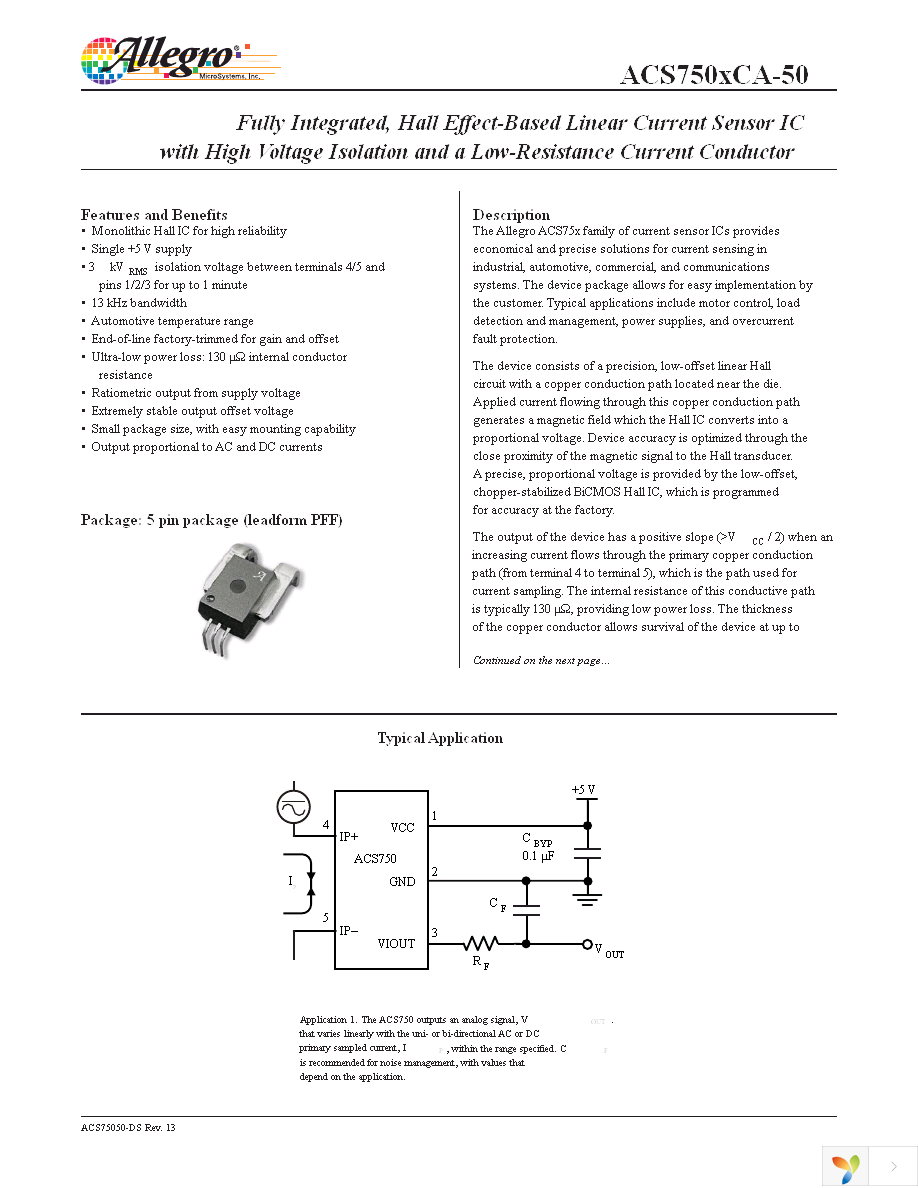 ACS750LCA-050 Page 2