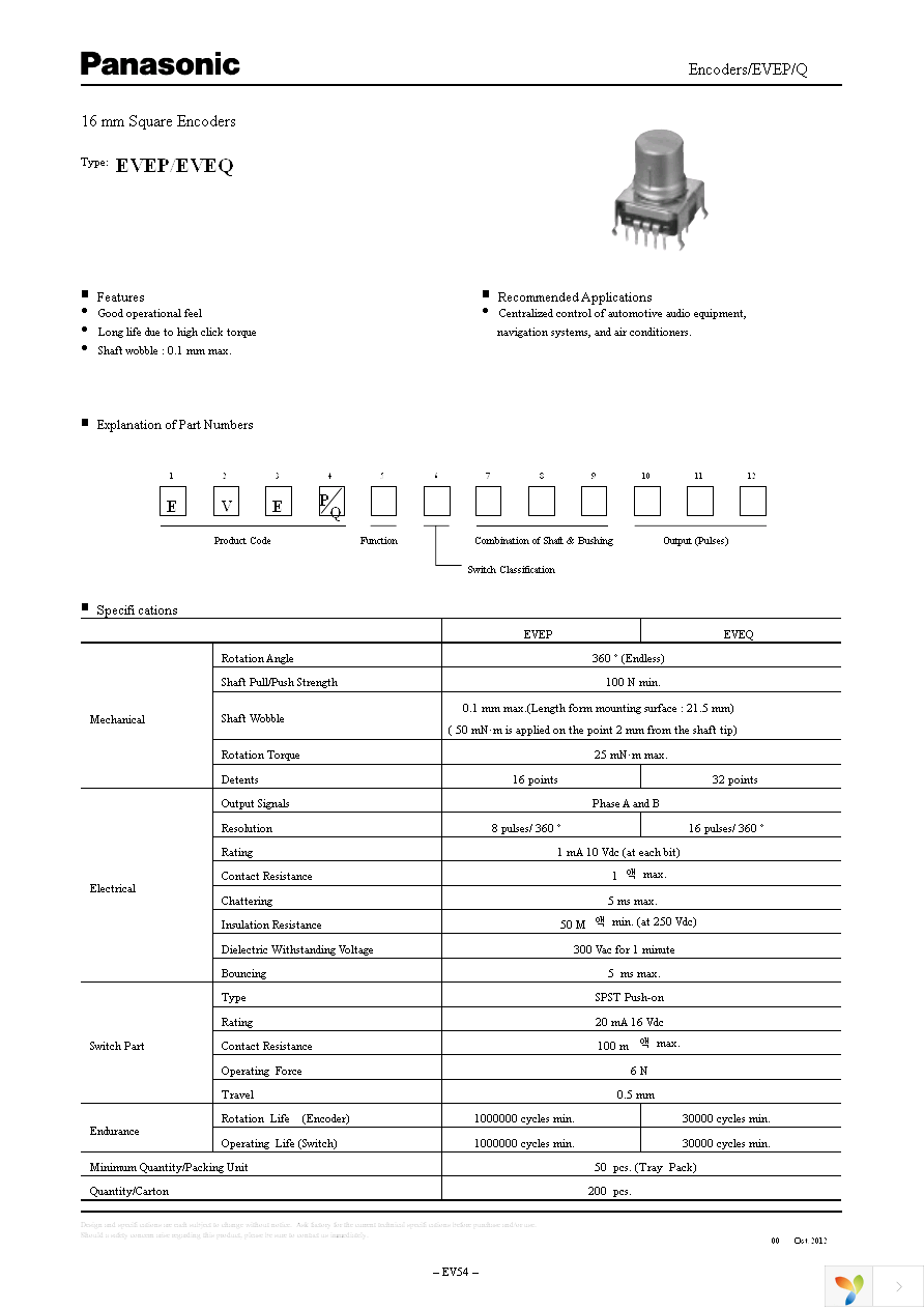 EVE-QDBRG516B Page 1