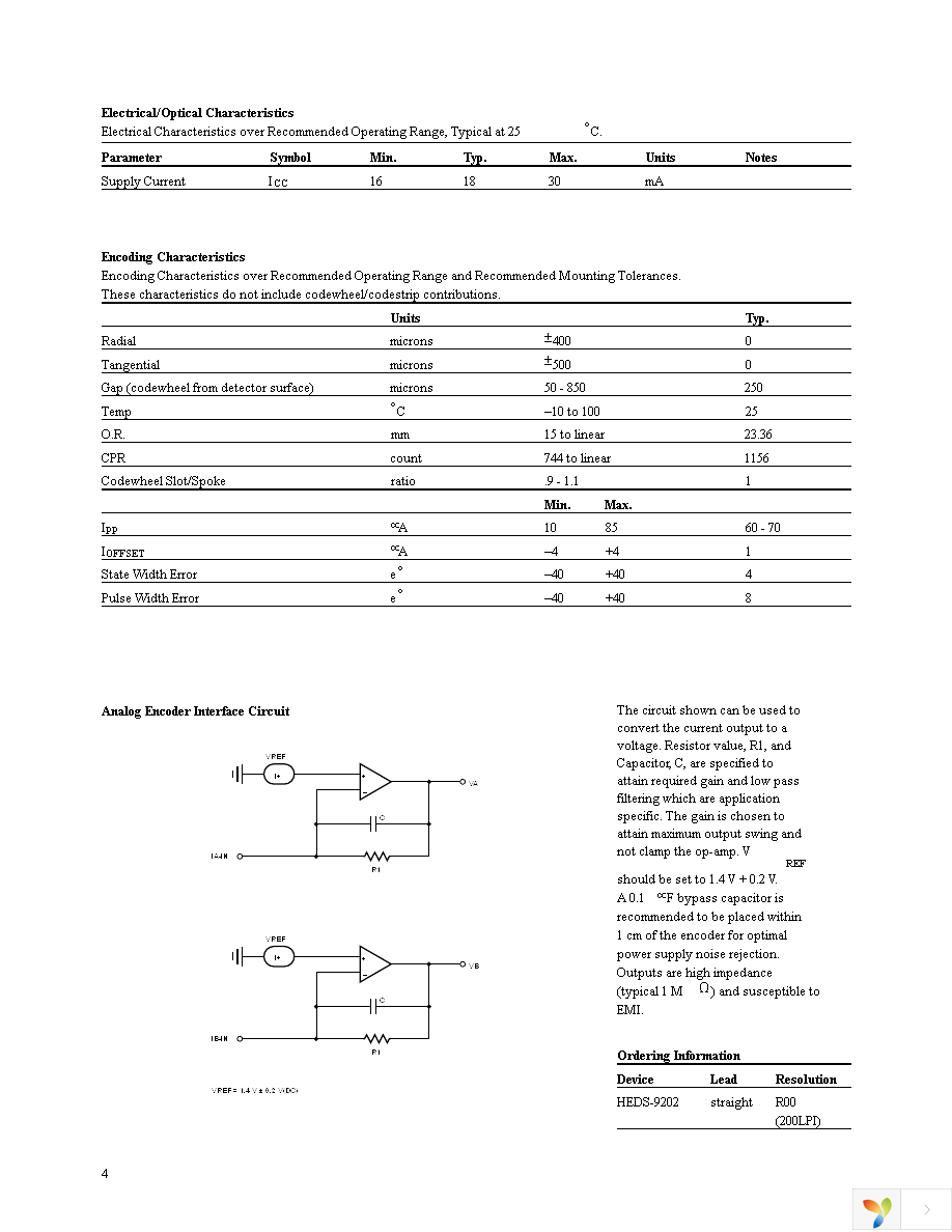 HEDS-9202-R00 Page 4