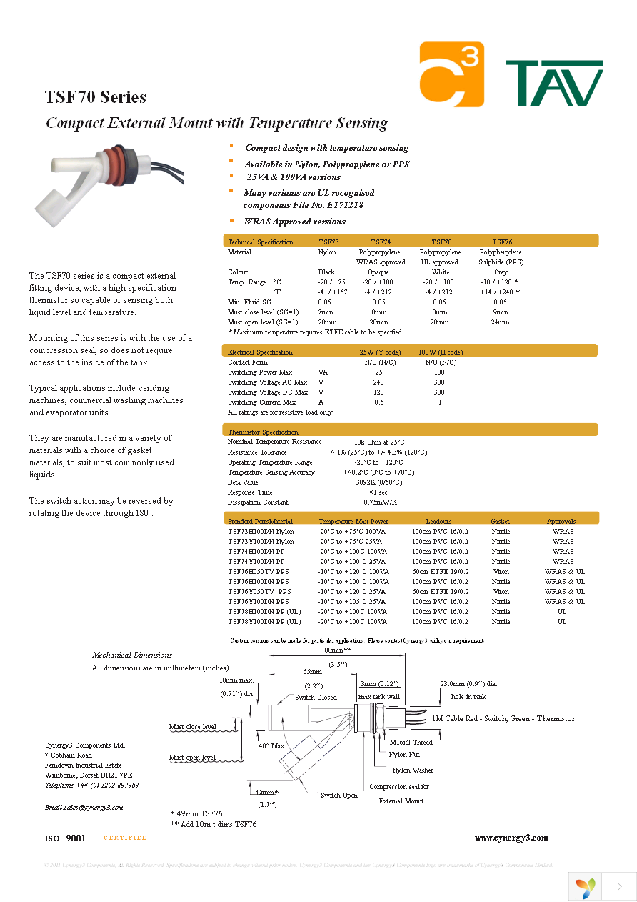 TSF73H100DN Page 1