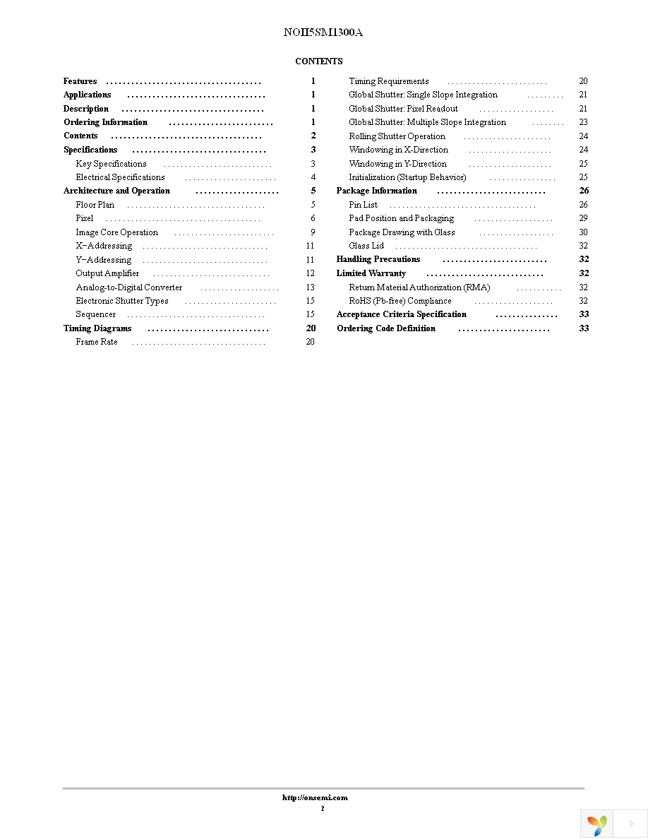 NOII5FM1300A-QDC Page 2