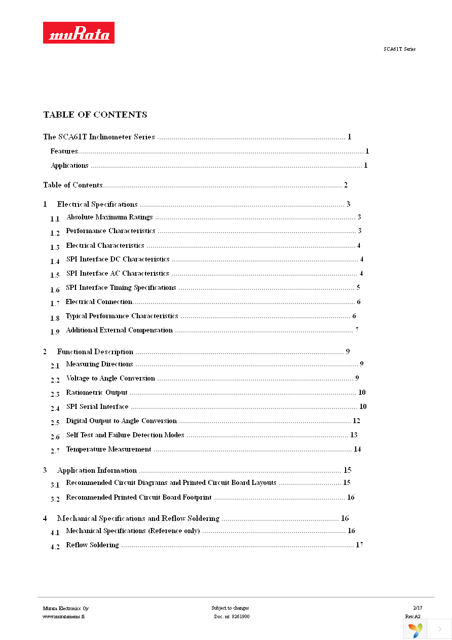 SCA61T-FAHH1G-1 Page 2