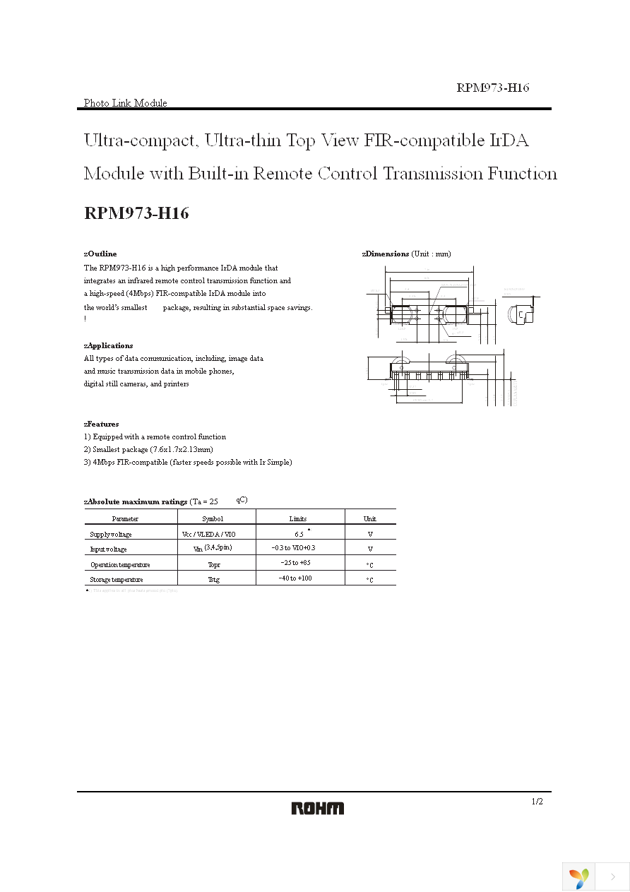 RPM973-H16E4A Page 1