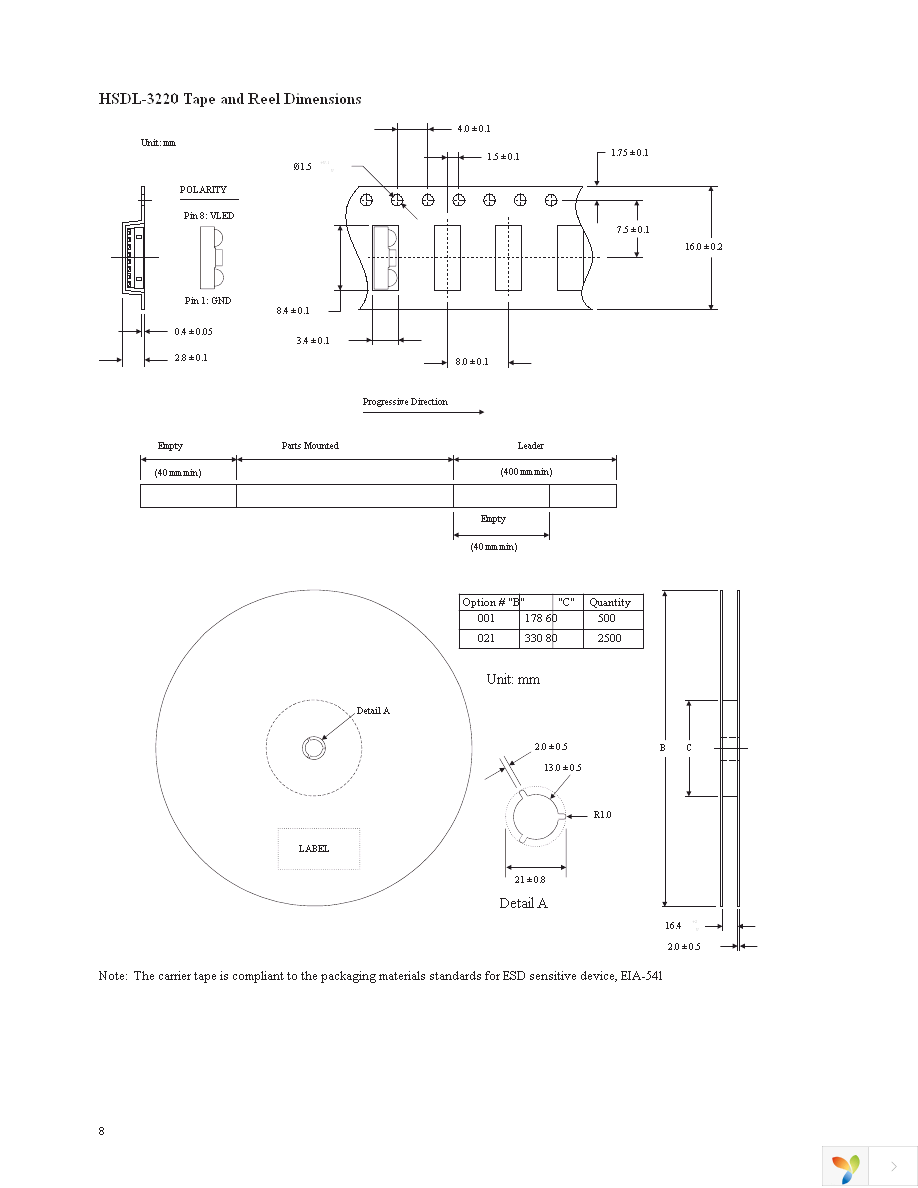 HSDL-3220-021 Page 8