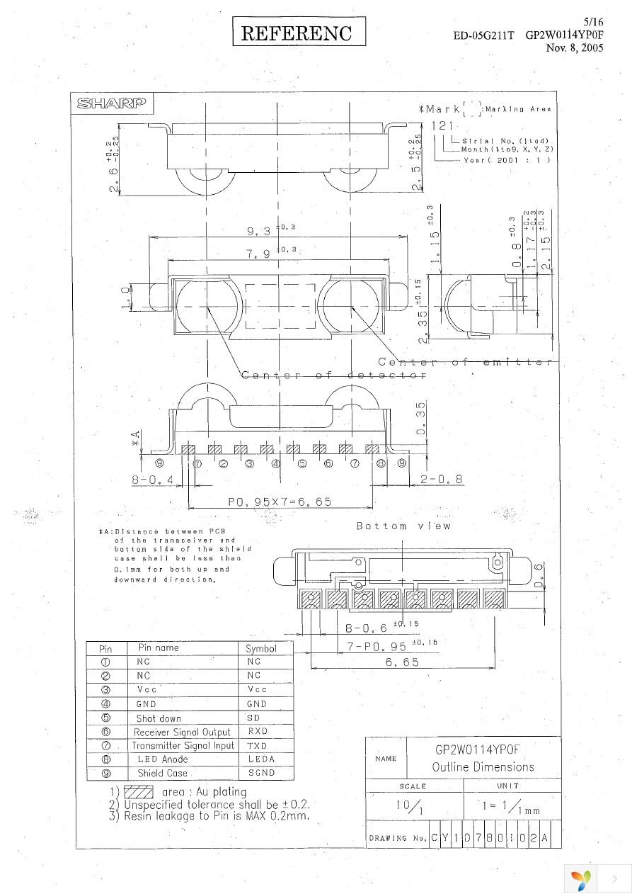 GP2W0114YP0F Page 5