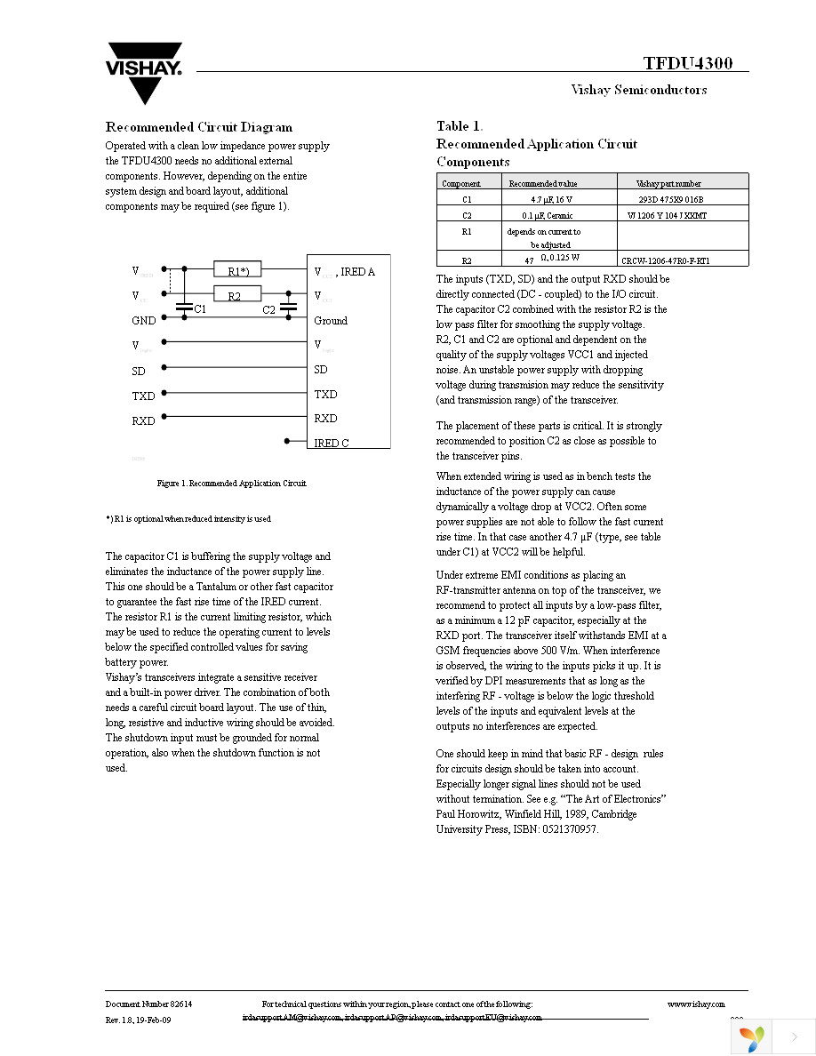 TFDU4300-TR1 Page 6