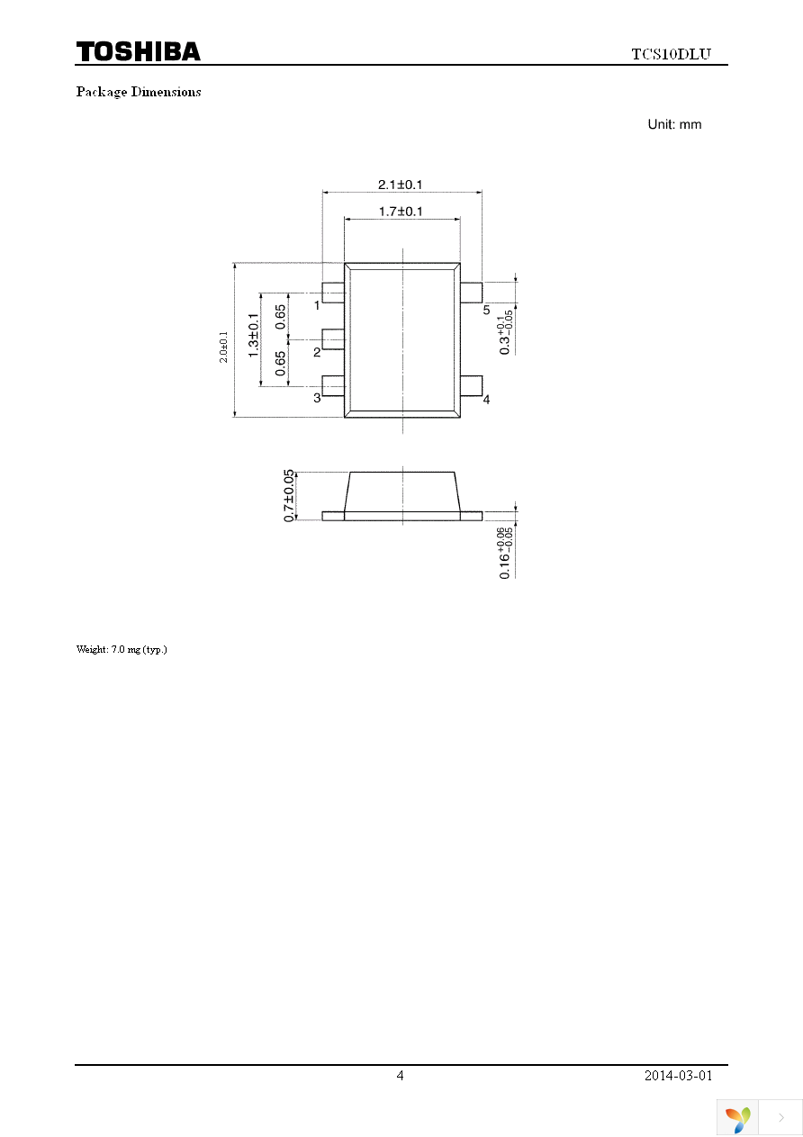 TCS10DLU(TE85L,F) Page 4