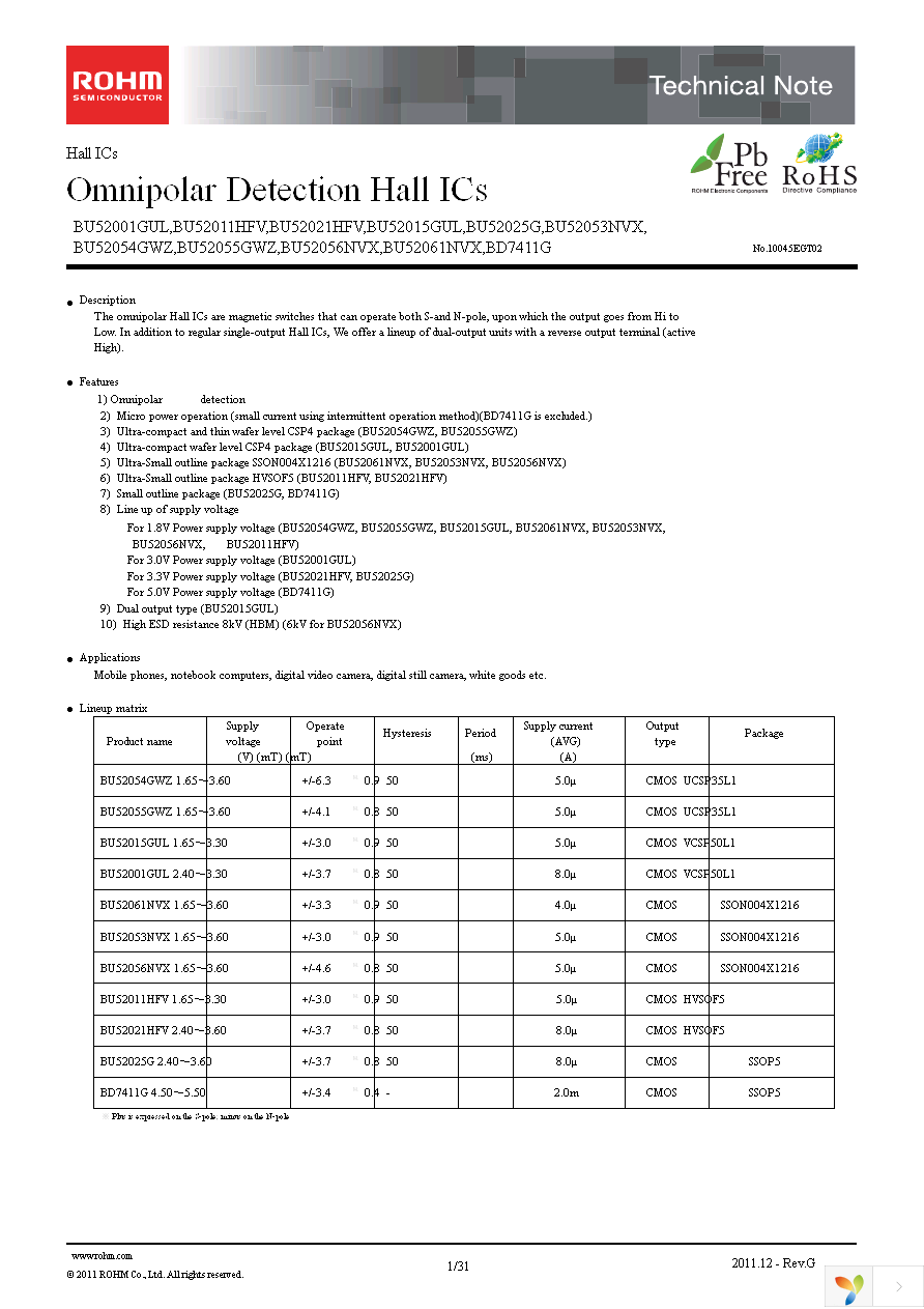 BU52011HFV-TR Page 1