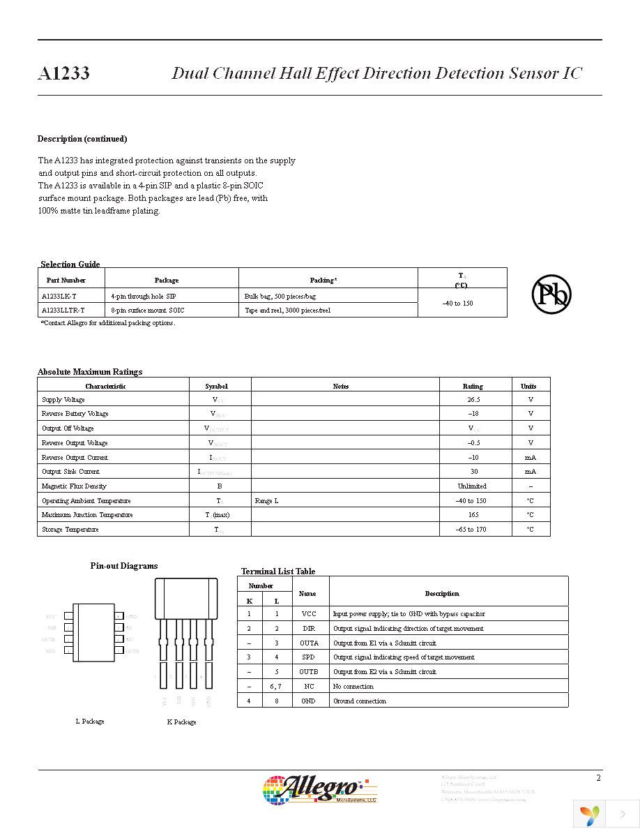 A1233LK-T Page 2