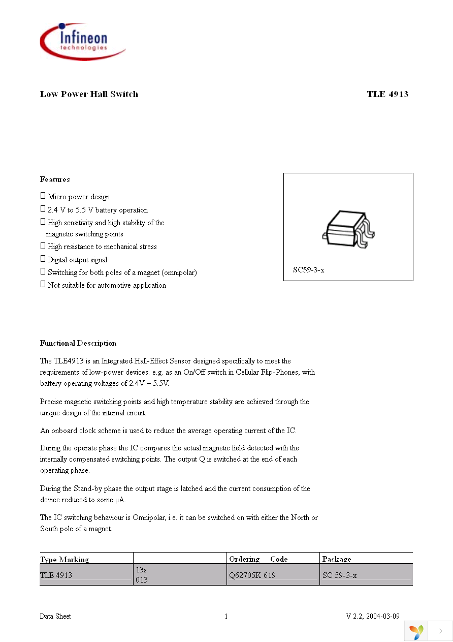 TLE4913 Page 1