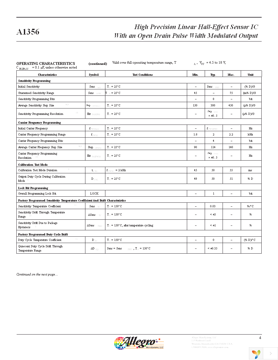 A1356LKB-T Page 4