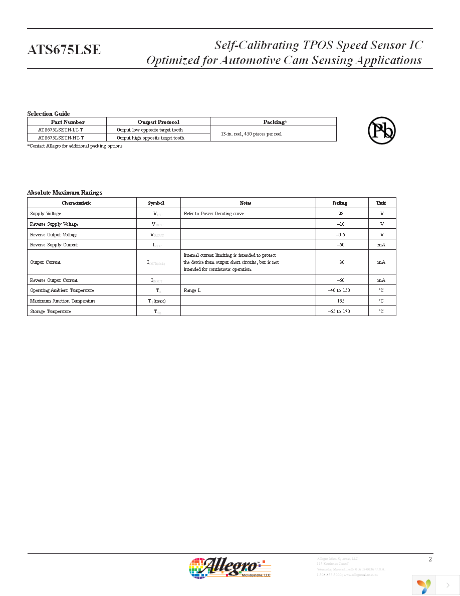 ATS675LSETN-LT-T Page 2