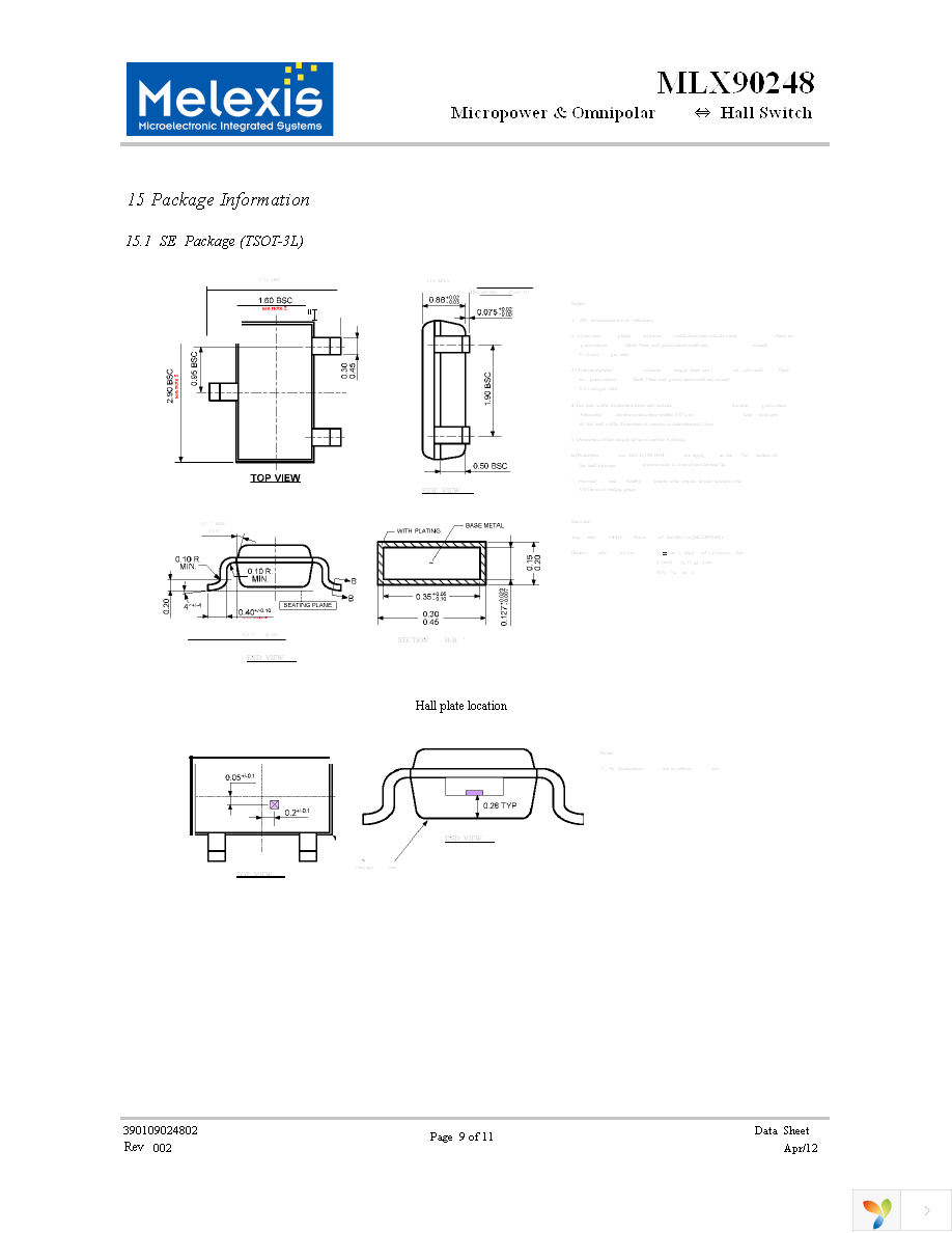 MLX90248ESE-EBA-000-SP Page 9