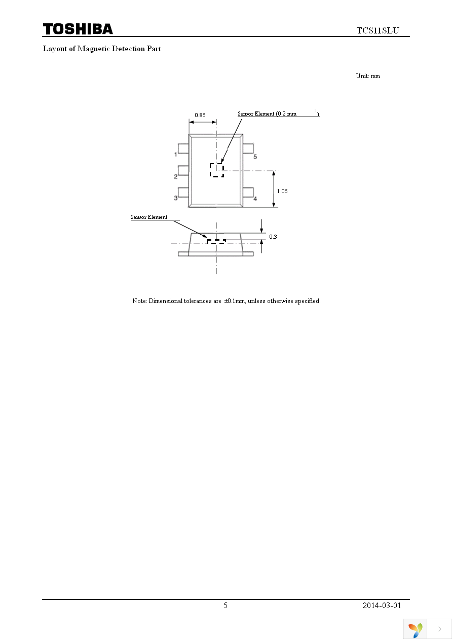 TCS11SLU(TE85L,F) Page 5